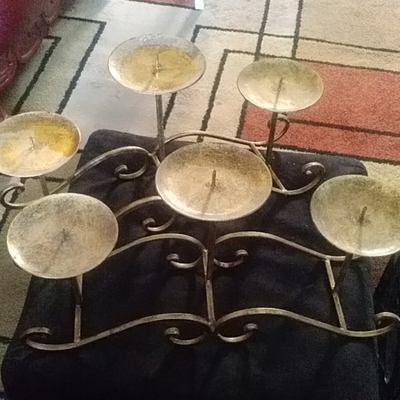 Pair of candle holders - Picture 2 of 3